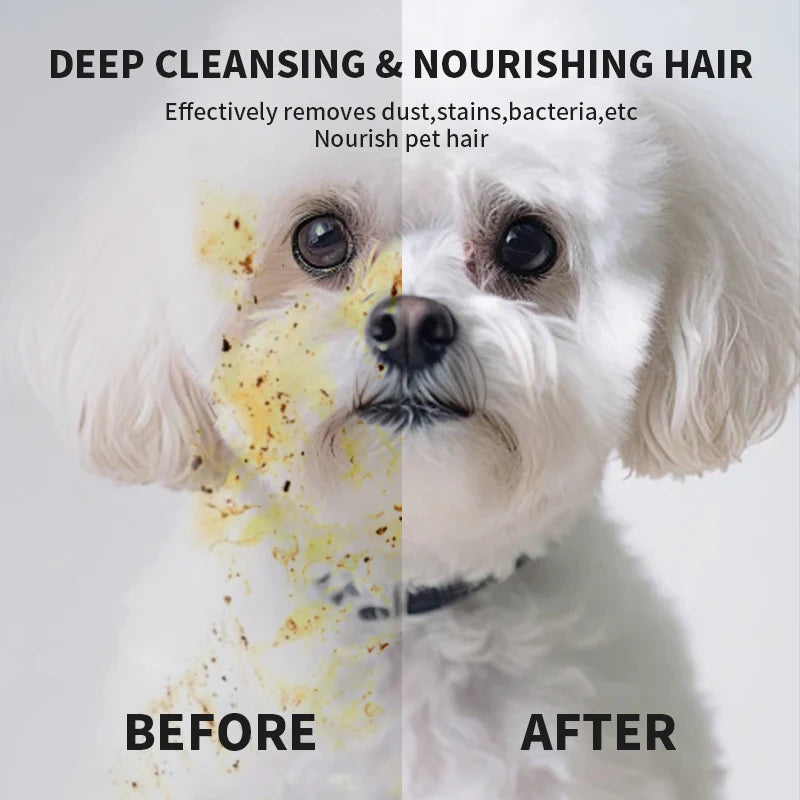 New 6PCS Pet Wash-Free Gloves Cat Bath Deodorant Wipes Disposable Cleaning Dry Cleaning Dog Wipes Gentle and Convenient Gloves